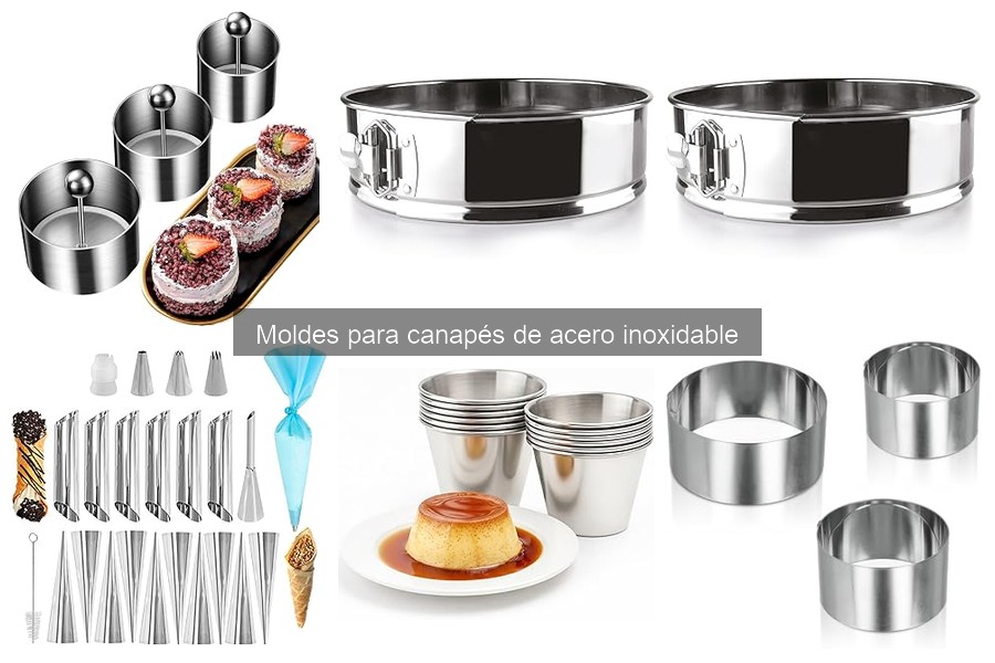 Recetas Fáciles con Moldes para Canapés de Acero Inoxidable