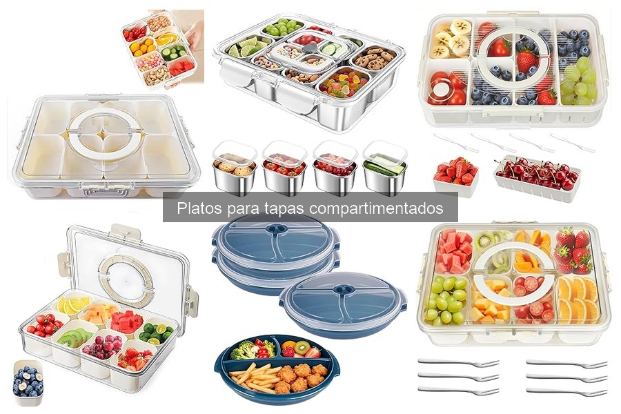 Recetas Perfectas para Platos Compartimentados de Tapas