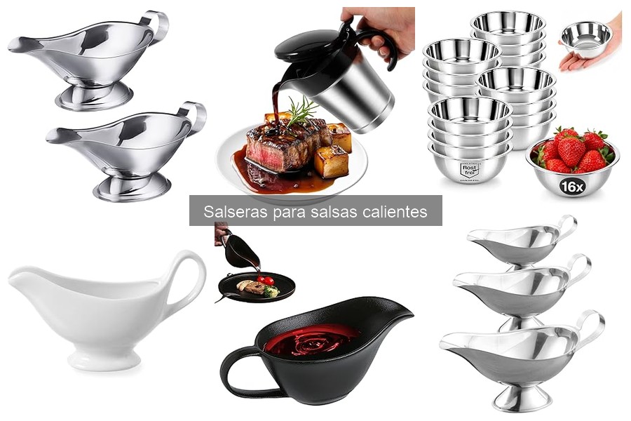 Salseras para salsas calientes: Mejora tu presentación de platos