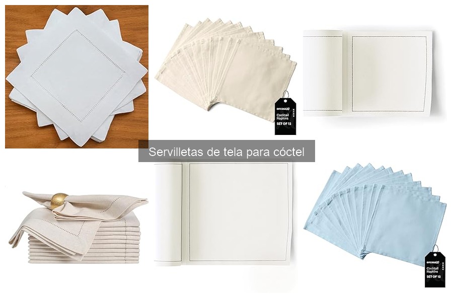 Servilletas de tela para cóctel: características y usos