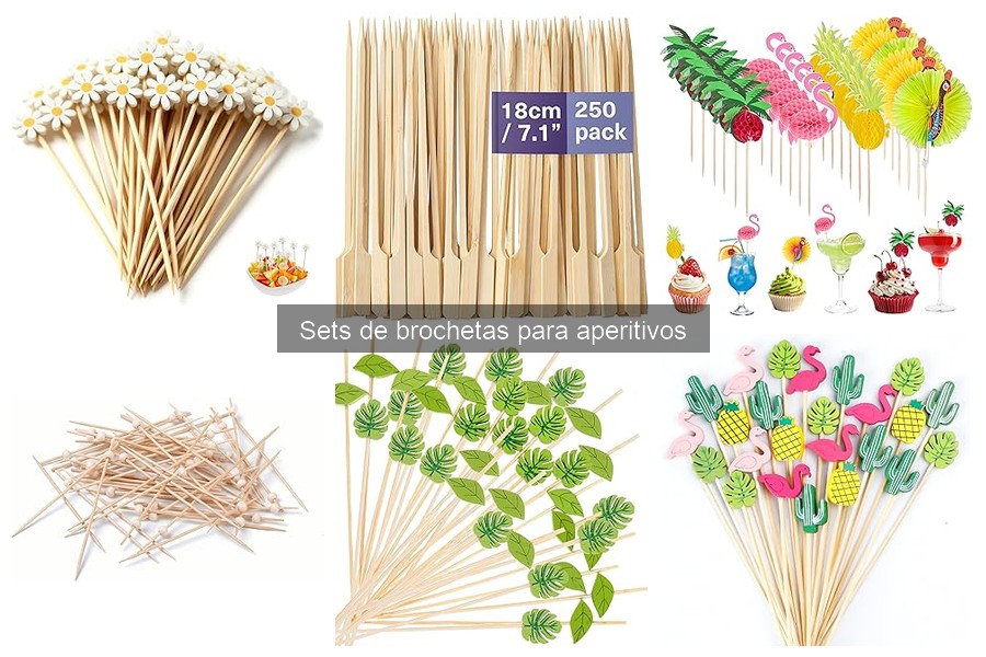 Sets de brochetas para aperitivos: ¿qué son y cómo usarlos?