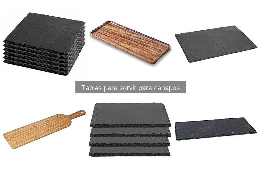 Soluciona los problemas comunes al usar tablas para canapés