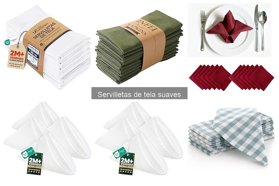 ¿Son ecológicas las servilletas de tela suaves?