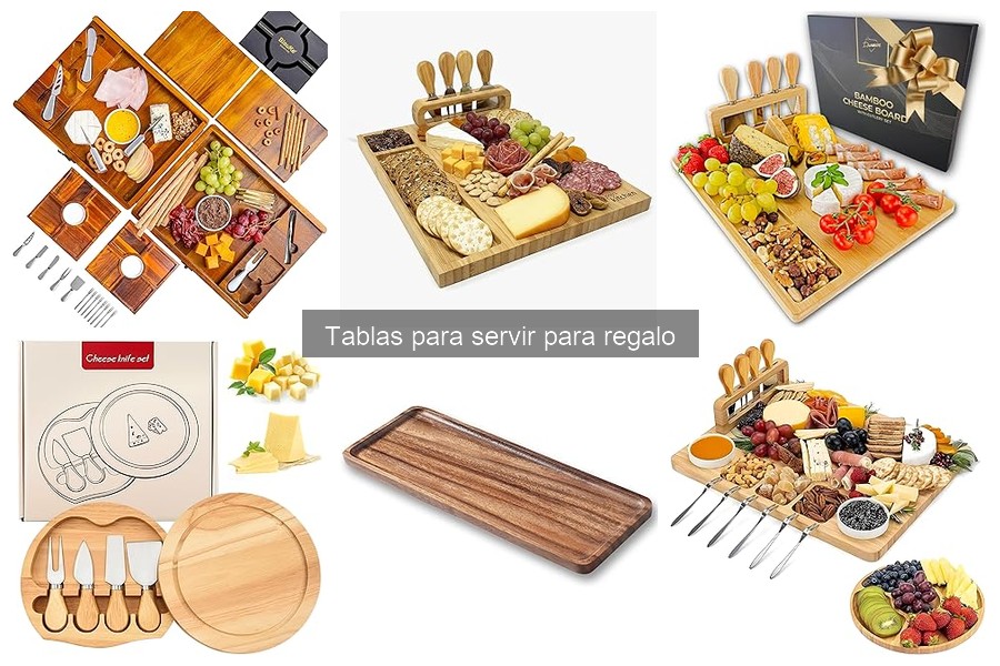** ¿Son las tablas para servir un buen regalo para ocasiones especiales?