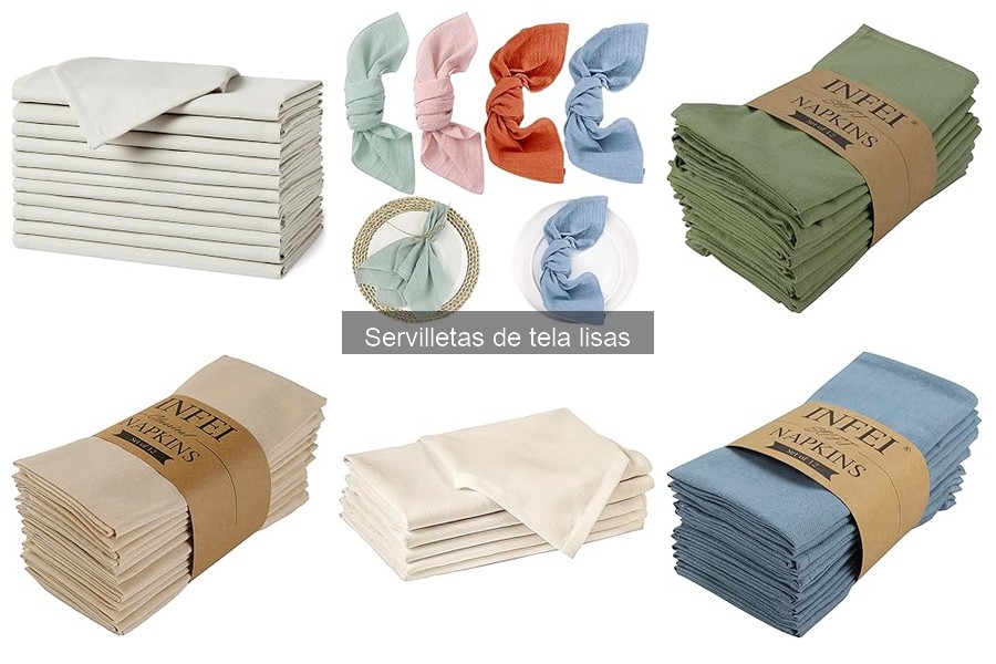 Tendencias actuales en servilletas de tela lisas 2023