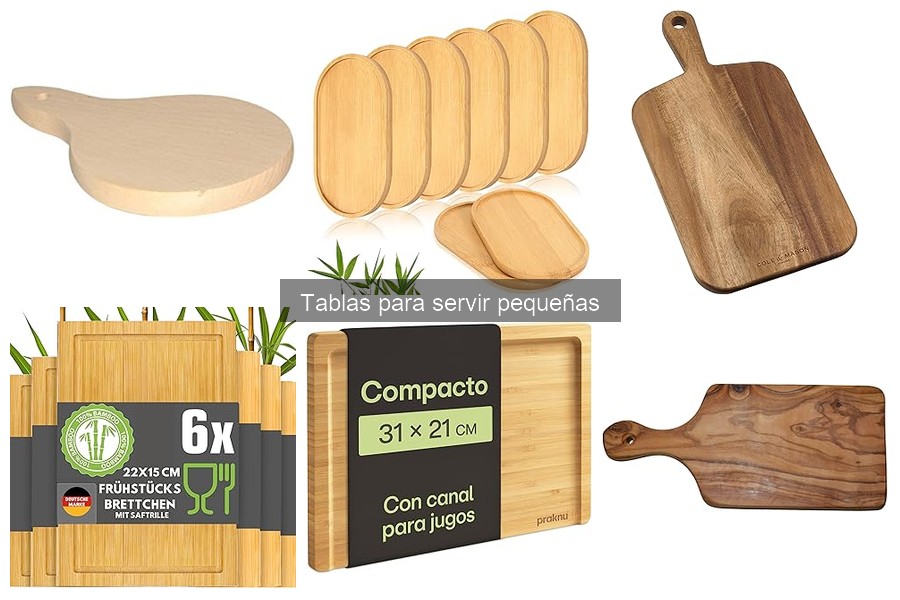 Tendencias actuales en tablas para servir aperitivos