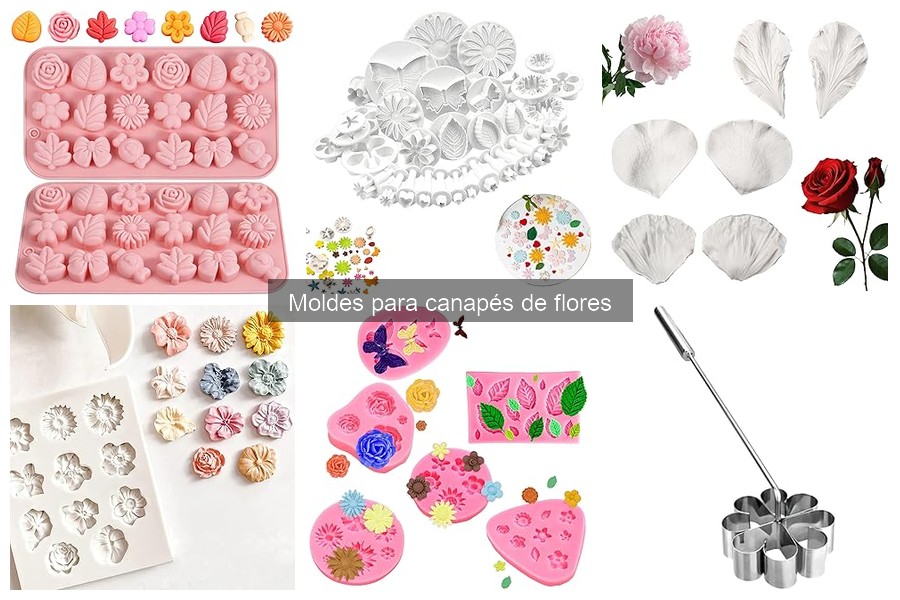 Tendencias en Moldes para Canapés de Flores en 2023