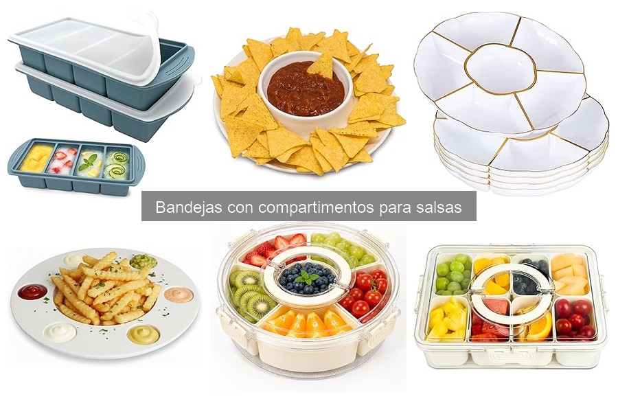 ** Tipos de bandejas con compartimentos para salsas: guía completa
