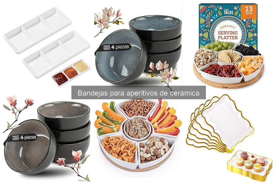 Tipos de Bandejas para Aperitivos de Cerámica: Guía Completa