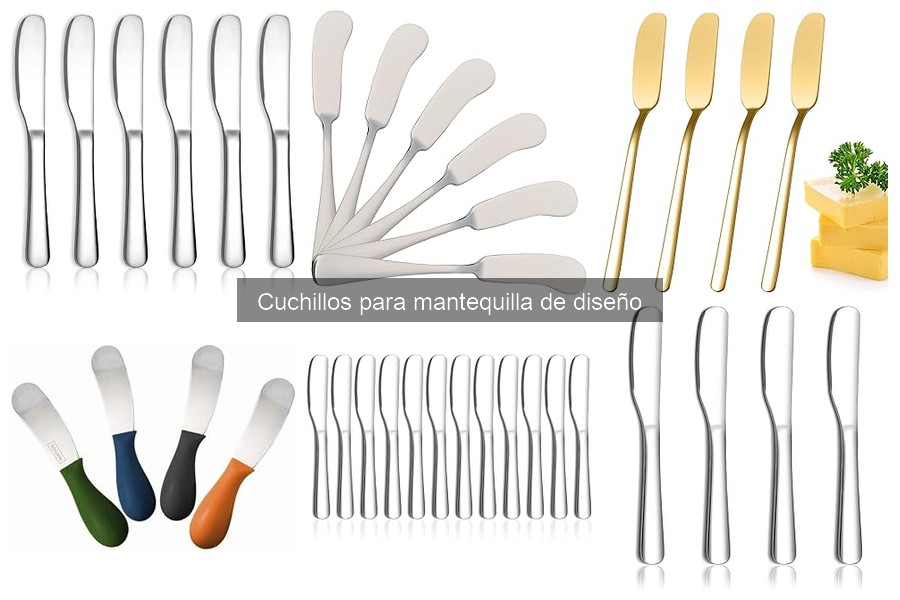 Tipos de cuchillos para mantequilla: guía completa y estilos