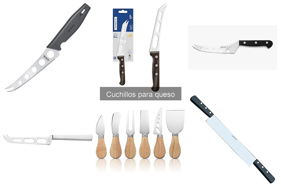 Tipos de cuchillos para queso y sus usos específicos