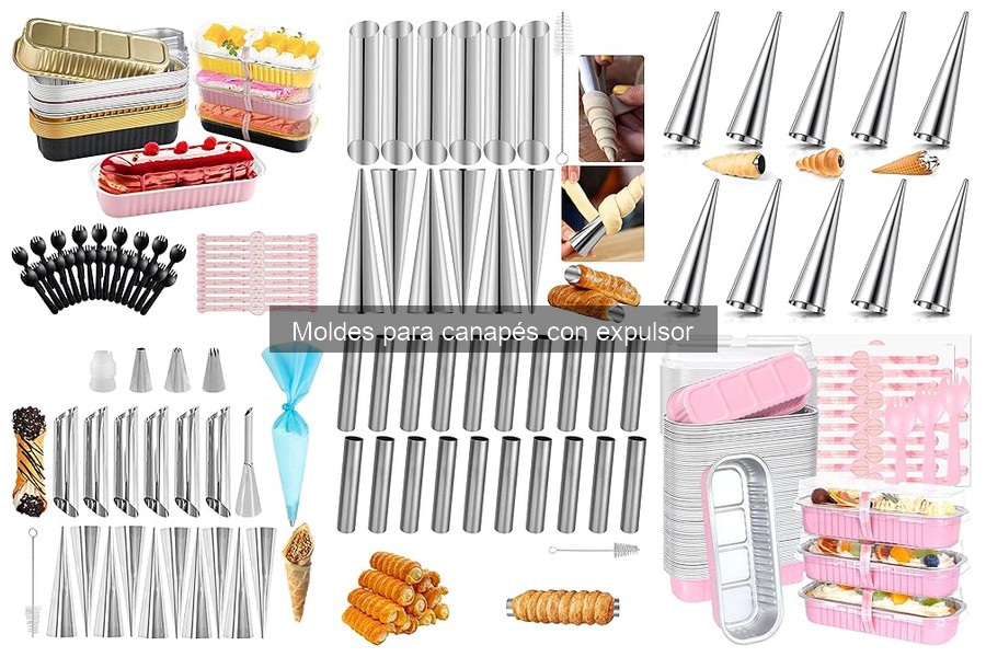Tipos de Moldes para Canapés con Expulsor: Guía Completa