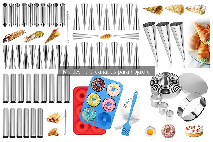 Tipos de moldes para canapés de hojaldre: guía completa