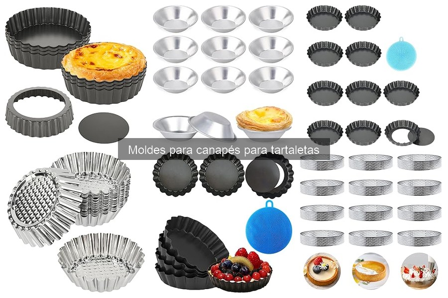 Tipos de moldes para tartaletas: Silicona, metal y más