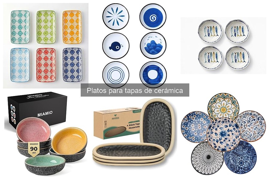 Tipos de Platos para Tapas de Cerámica: Estilos y Formas
