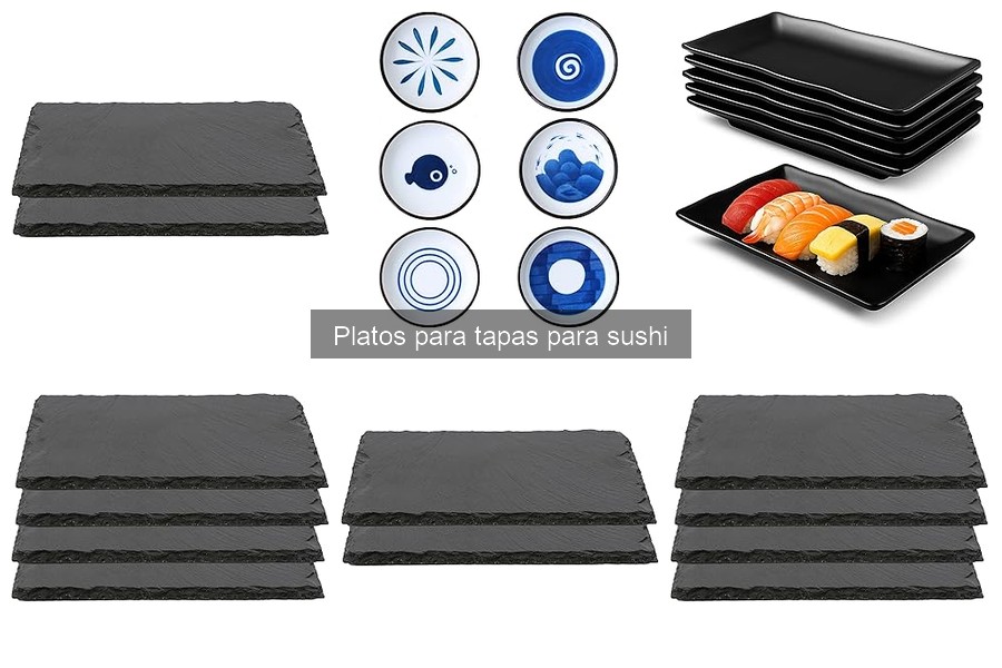 Tipos de Platos para Tapas de Sushi: Diseños y Materiales