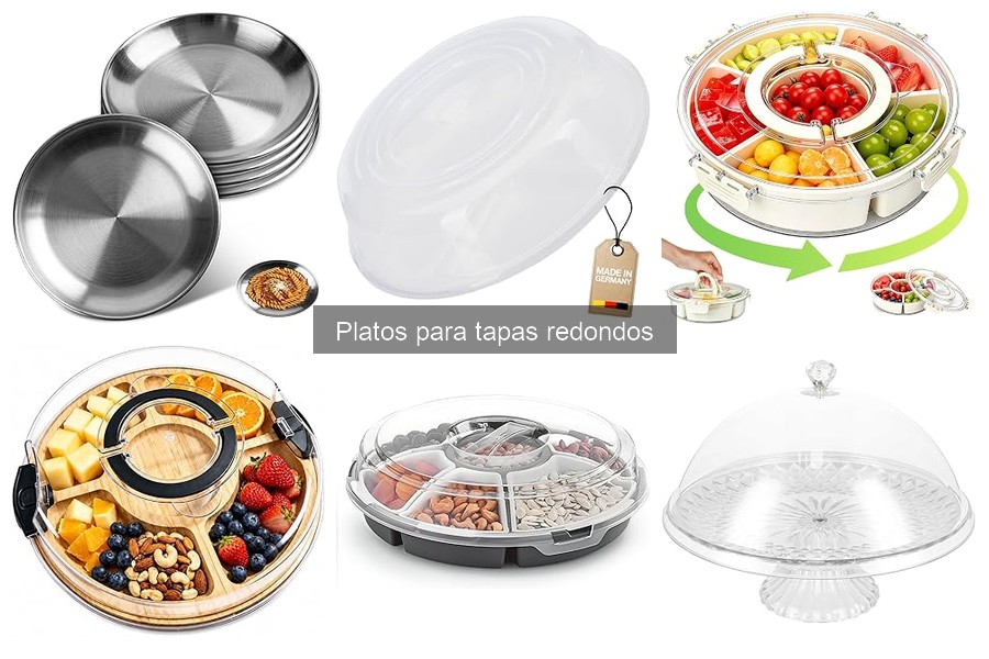 Tipos de Platos para Tapas Redondos: Estilos y Diseños