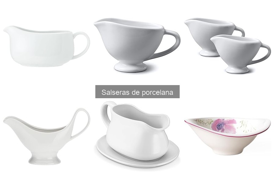 Tipos de salseras de porcelana: guía completa para elegir