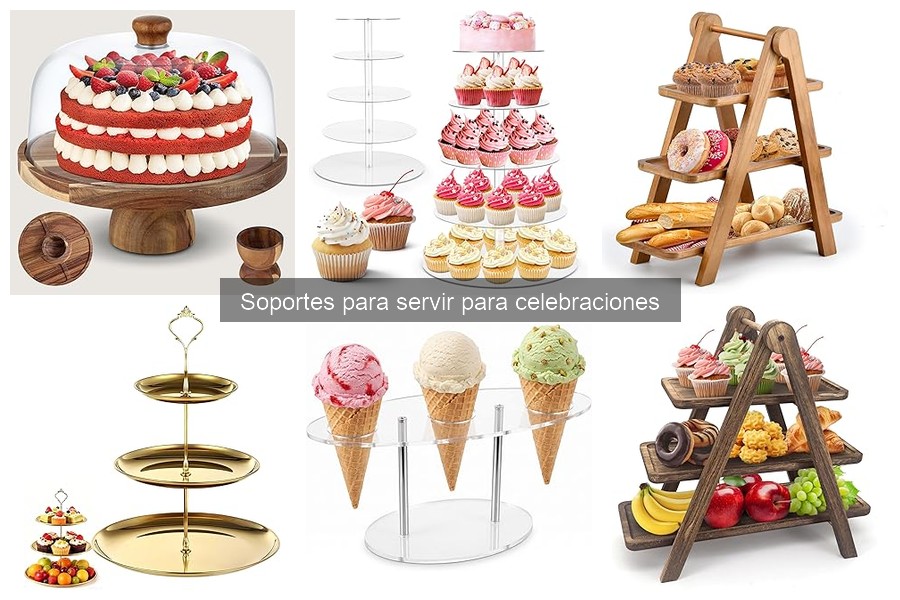 Tipos de Soportes para Servir en Celebraciones
