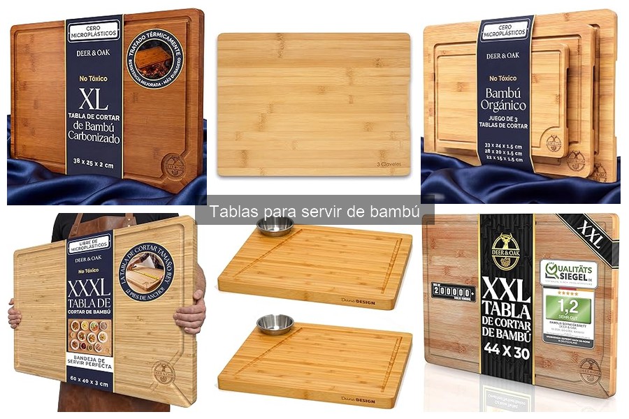 Tipos de Tablas de Servir de Bambú: Guía Completa