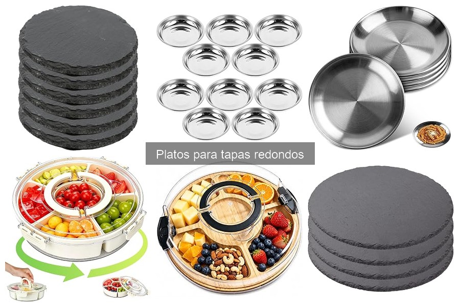 Todo sobre los platos para tapas redondos