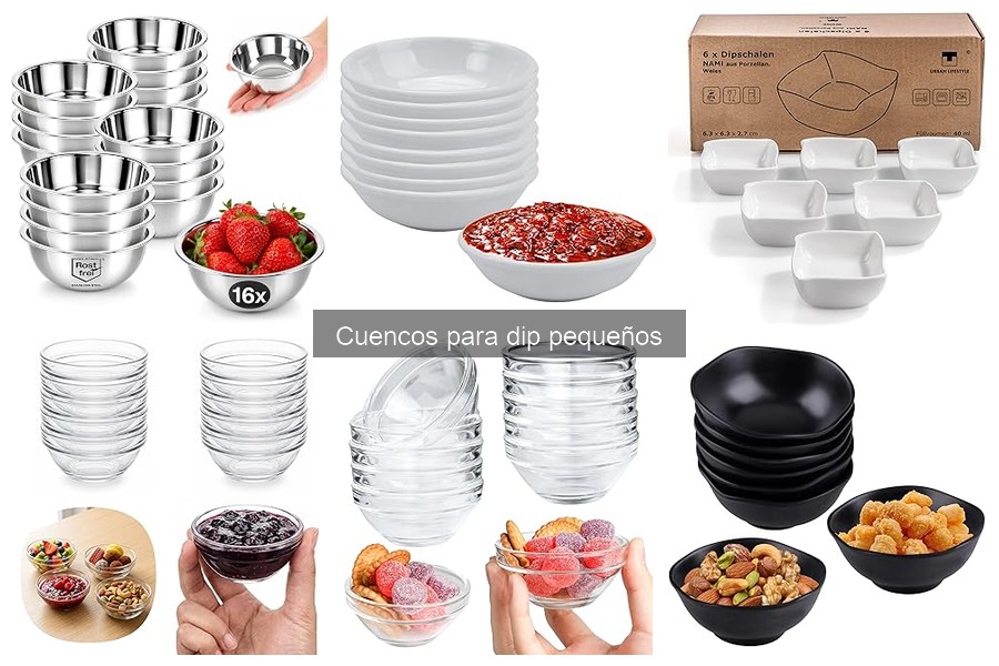 Usos creativos de cuencos para dip pequeños en decoración