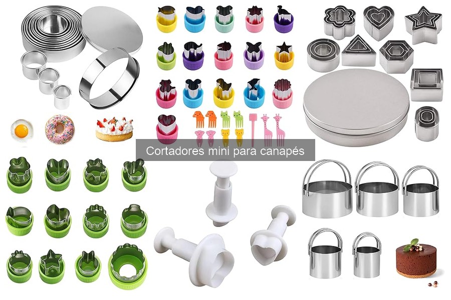 Usuarios ideales para cortadores mini de canapés