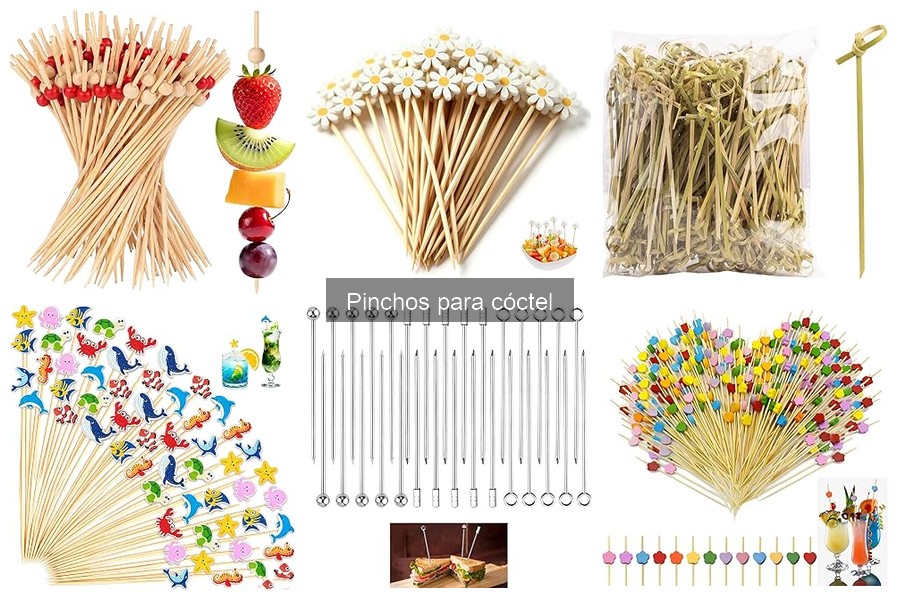 Utensilios Esenciales para Preparar Pinchos de Cóctel