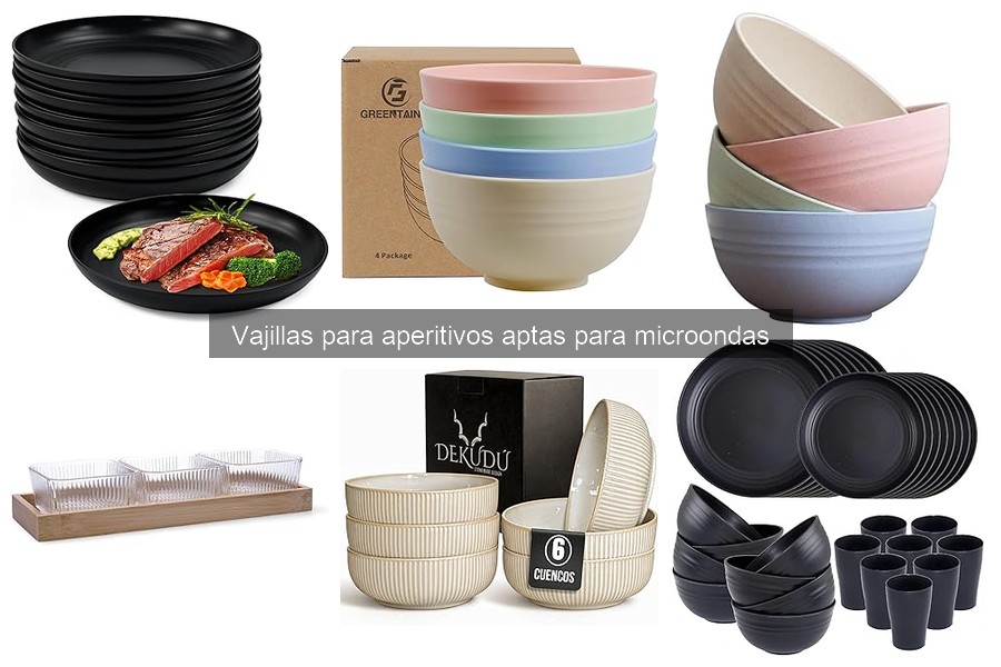 Vajillas para Aperitivos Aptas para Microondas: ¿Qué Son?