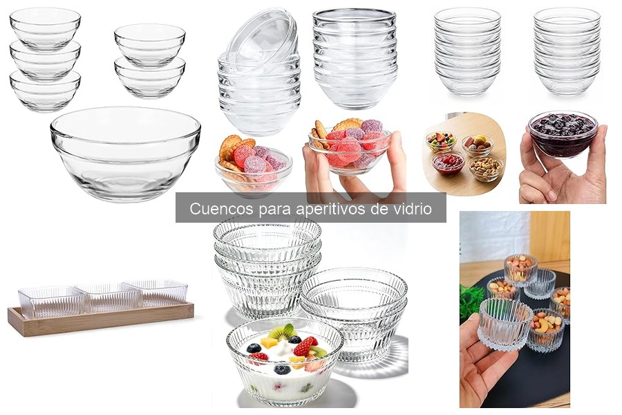 Ventajas de elegir cuencos de vidrio para aperitivos