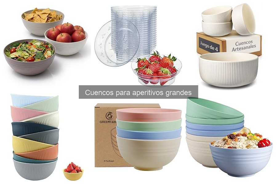 Ventajas de los cuencos para aperitivos grandes