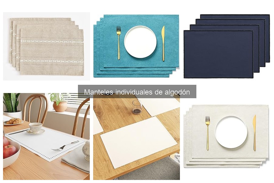 Ventajas de los Manteles Individuales de Algodón para tu Mesa