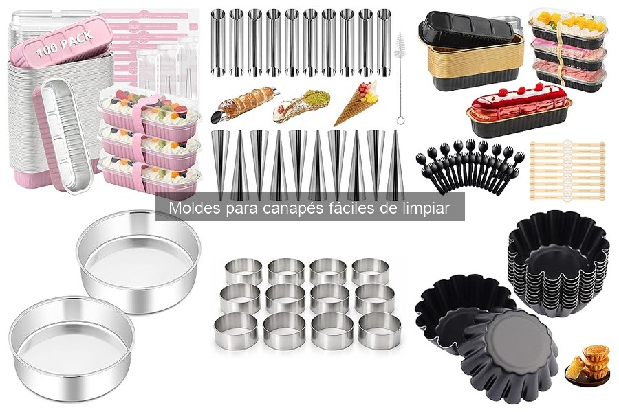 Ventajas de los Moldes para Canapés Fáciles de Limpiar