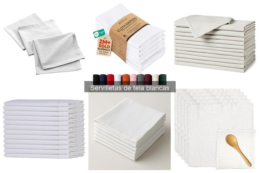 Ventajas de Servilletas de Tela Blancas vs. Desechables