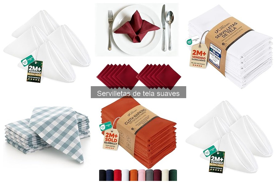 Ventajas de Servilletas de Tela Suaves vs. Papel