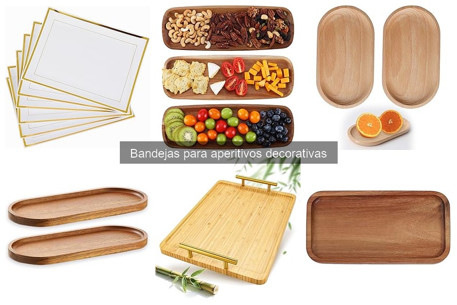 Ventajas de usar bandejas decorativas para aperitivos
