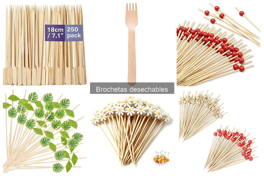 Ventajas de usar brochetas desechables para tus aperitivos