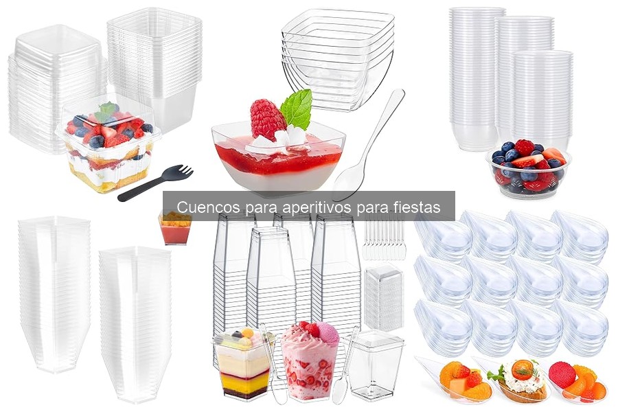 Ventajas de usar cuencos para aperitivos en fiestas