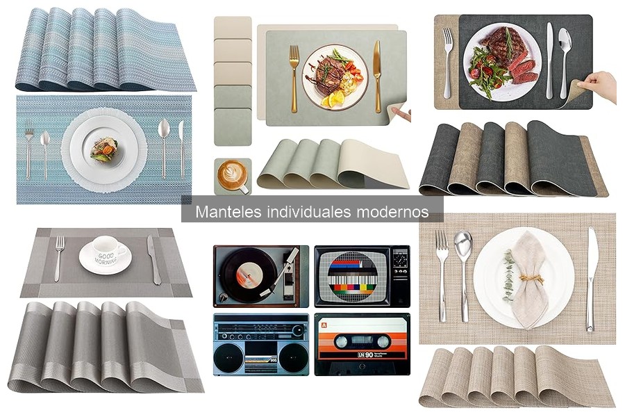 Ventajas de Usar Manteles Individuales Modernos para Aperitivos
