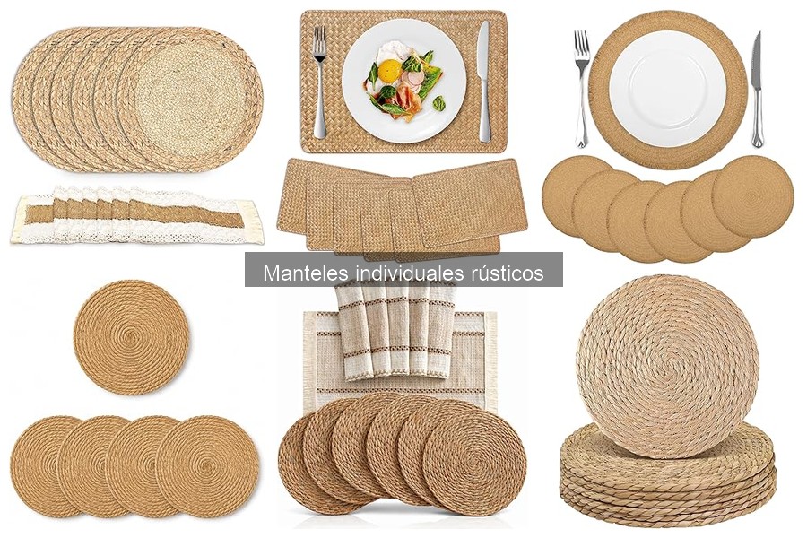 ** Ventajas de Usar Manteles Individuales Rústicos para Tu Mesa