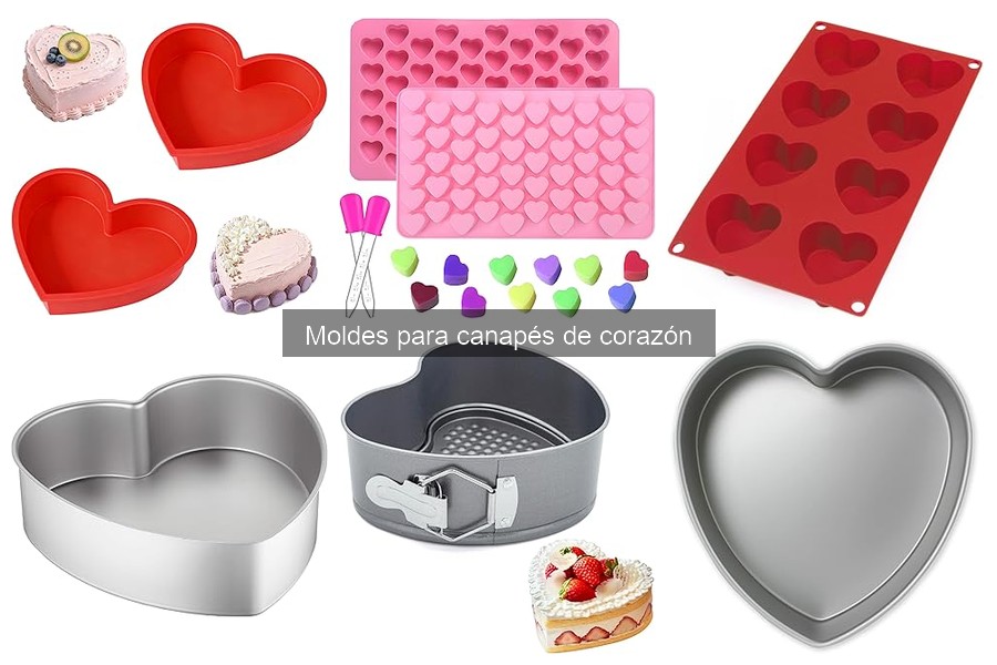 Ventajas de usar moldes para canapés de corazón