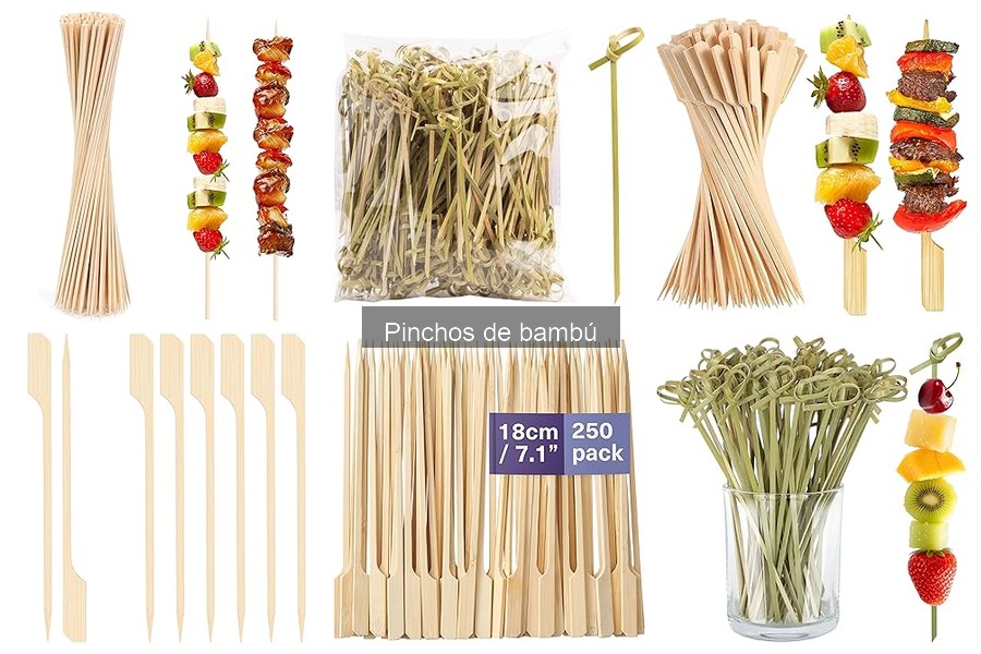 Ventajas de Usar Pinchos de Bambú para Aperitivos
