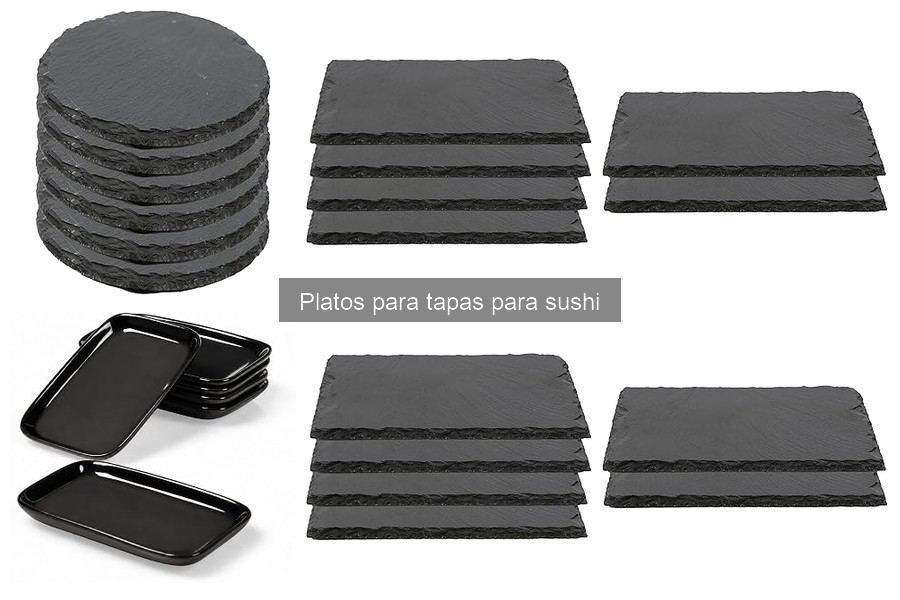 Ventajas de usar platos para tapas de sushi en tus aperitivos