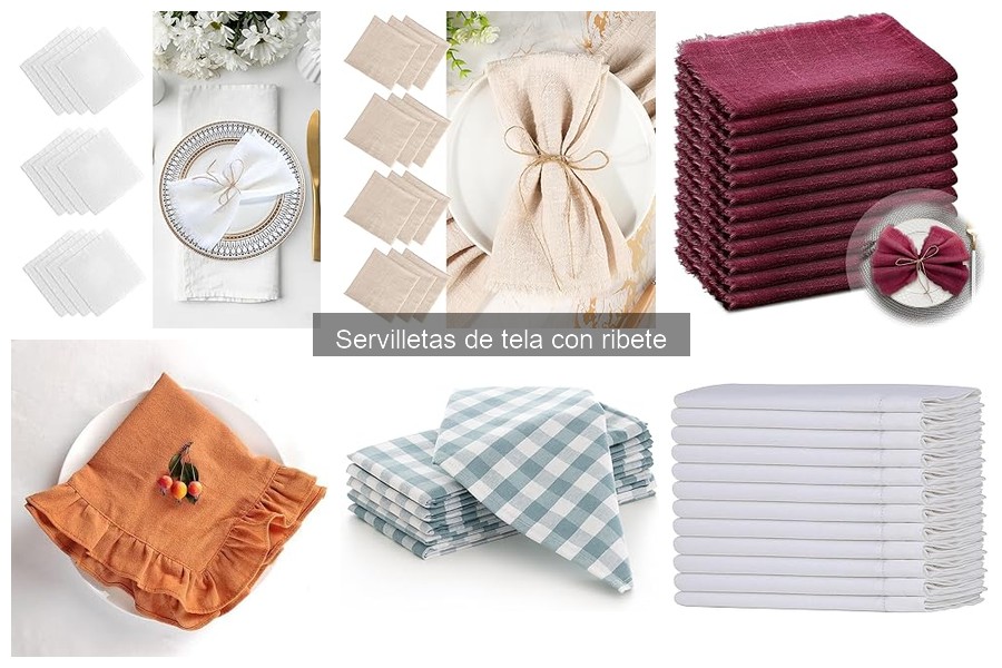 Ventajas de usar servilletas de tela con ribete en tu mesa