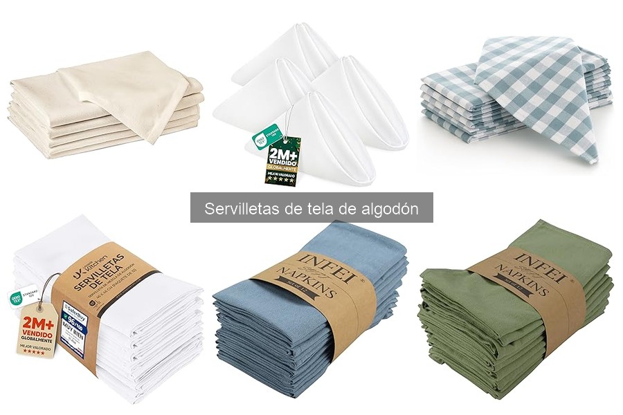Ventajas de usar servilletas de tela de algodón en casa
