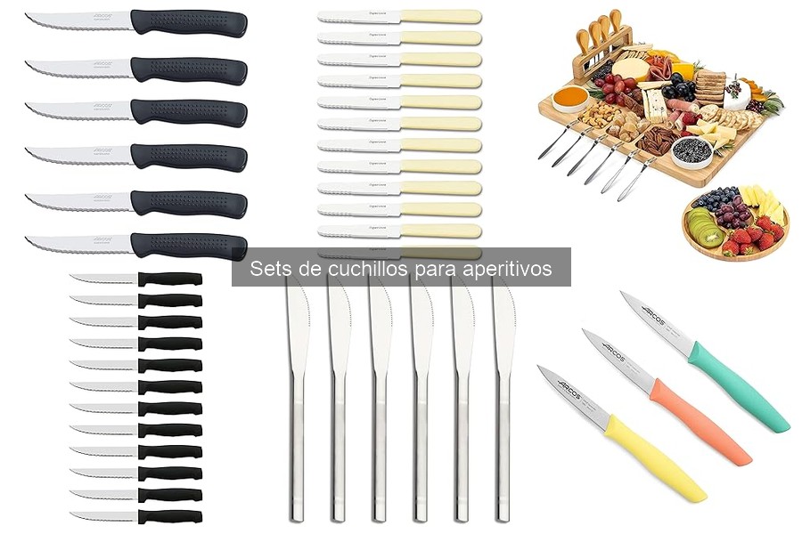 Ventajas de usar un set de cuchillos para aperitivos