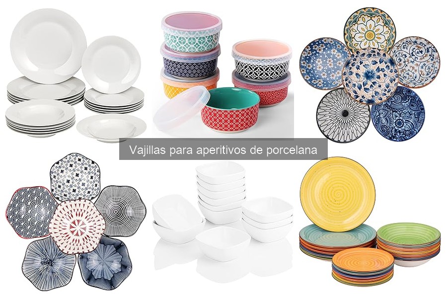 Ventajas de usar vajillas de porcelana para aperitivos