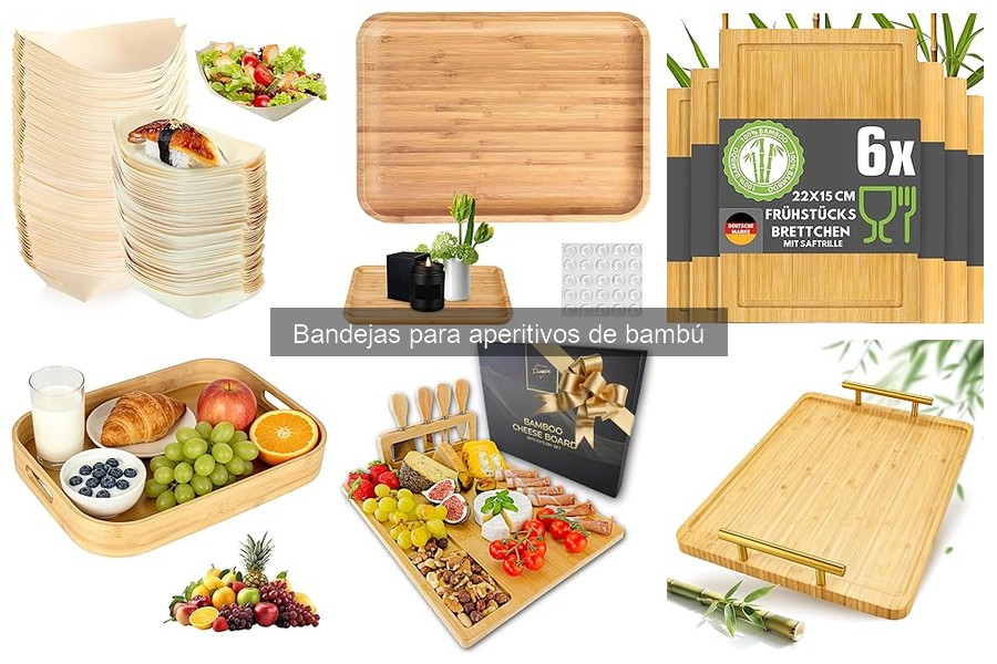 Ventajas y desventajas de bandejas de bambú para aperitivos