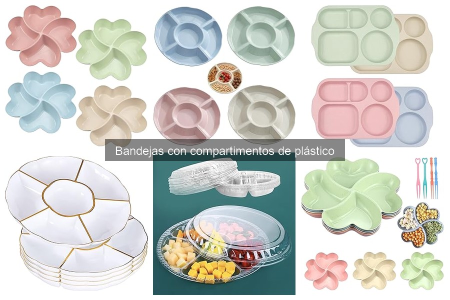 Ventajas y desventajas de las bandejas con compartimentos de plástico