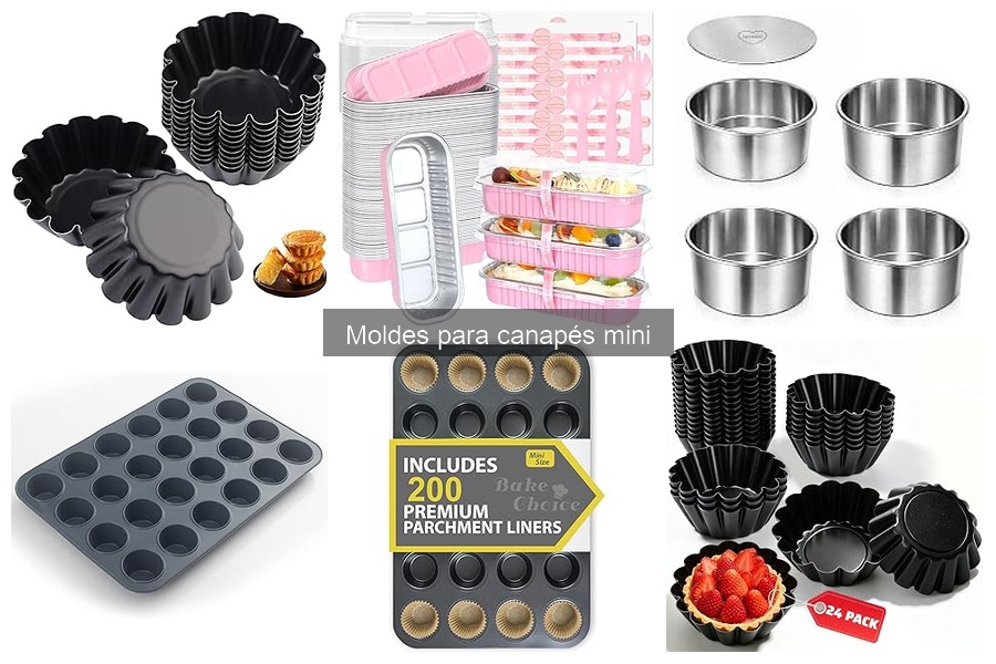 Ventajas y desventajas de los moldes para canapés mini